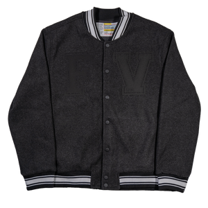 
                  
                    Load image into Gallery viewer, Fill The Void &amp;quot;Vol. 2&amp;quot; Letterman Jacket - Black
                  
                