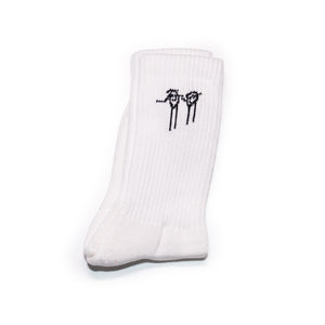 
                  
                    Load image into Gallery viewer, Logo Socks | White/Black
                  
                